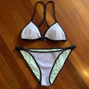 Victoria’s Secret Strappy Racerback Light Purple Bikini